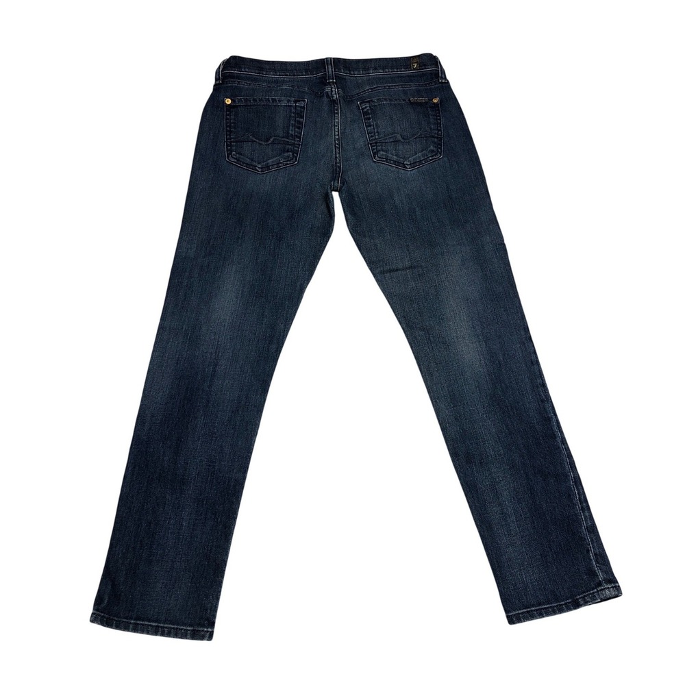 7 For All Mankind Josefina Skinny Boyfriend Jeans Womens 26 Button Fly Inseam 26 - Picture 2 of 11